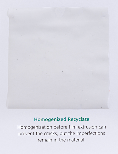 Fertigungsprozess für Polyethylen-Folien aus Folienrezyklaten Kunststoffadditive