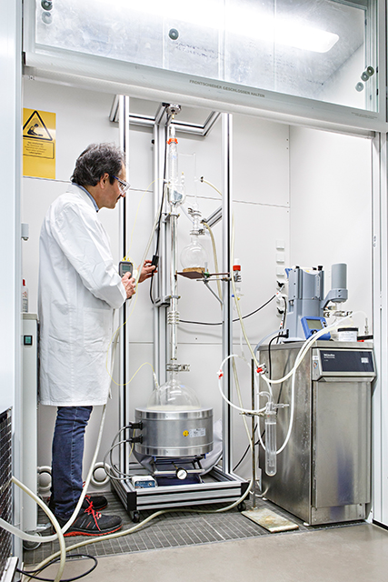 Biobasierte Flammschutzmittel Destillation Celluloseveresterung