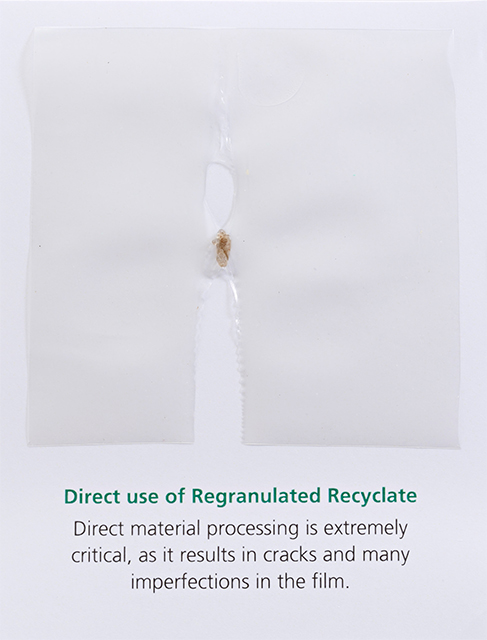 Fertigungsprozess für Polyethylen-Folien aus Folienrezyklaten Kunststoffadditive