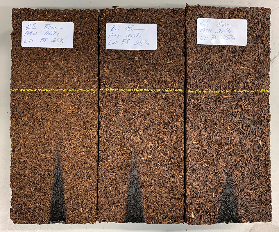OrganoPor_Fassade-Dämmstoffplatten nach Kleinbrennertest