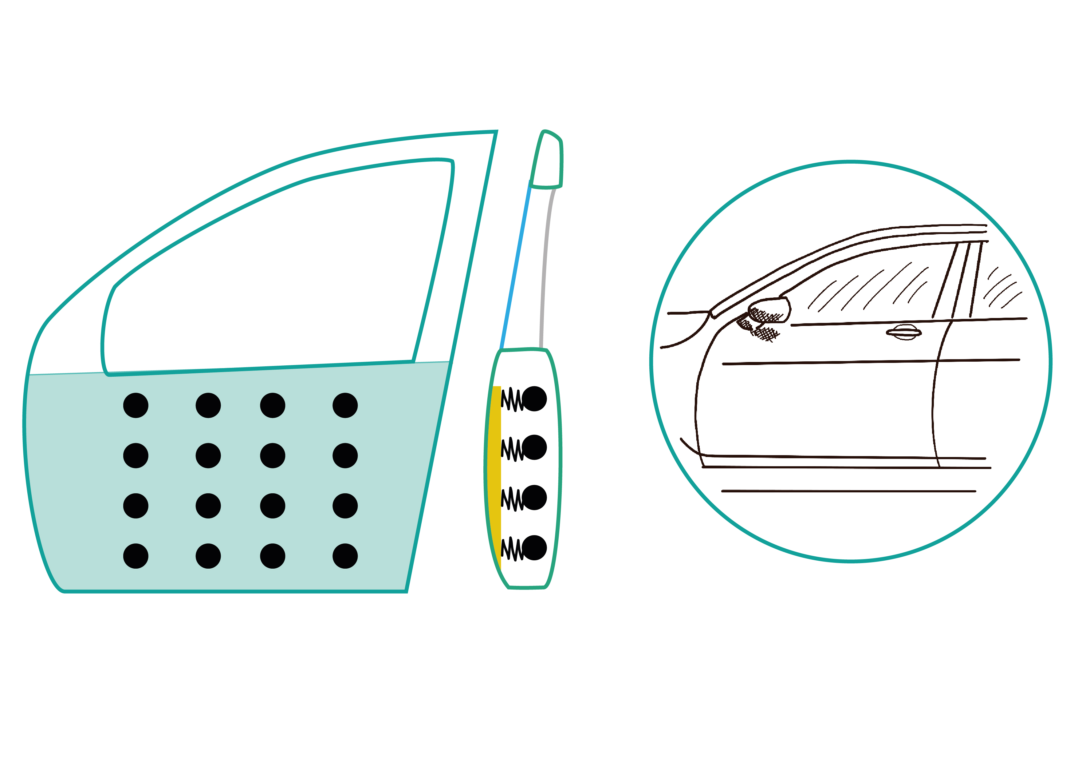 Vibroacoustic metamaterials reduce structure-borne noise when integrated into a vehicle door, for example